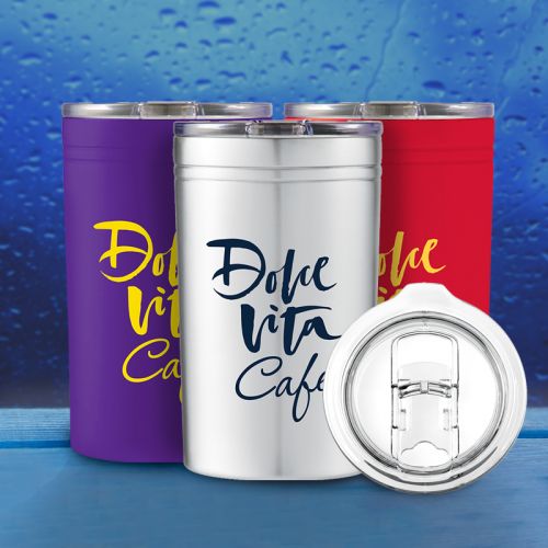 11 Oz Custom Printed Sherpa Vacuum Tumbler & Insulator