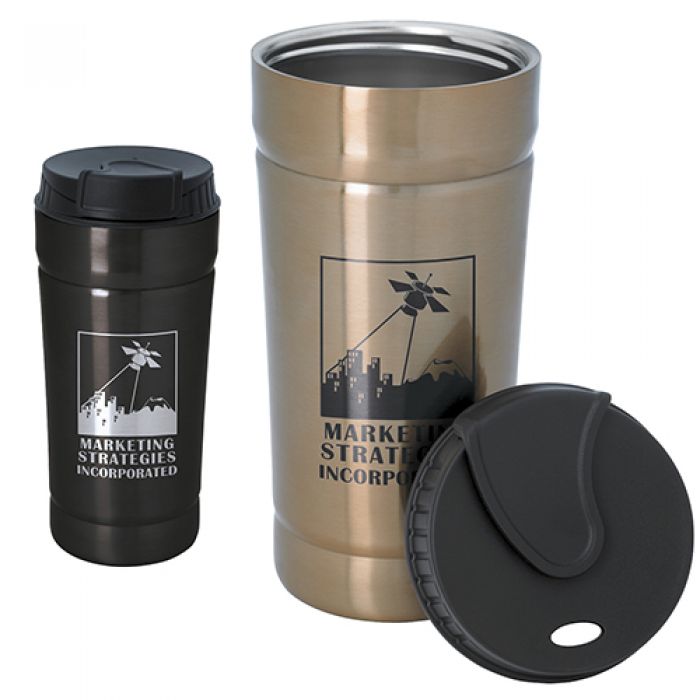 16 Oz Custom Wave Vacuum Tumblers