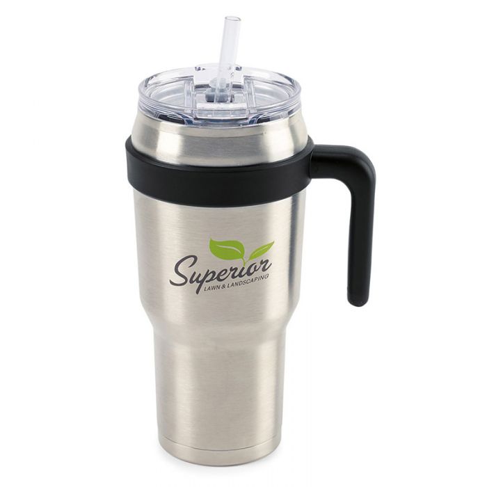 40 Oz Custom Imprinted Aviana Sequoia Double Wall Stainless Mugs