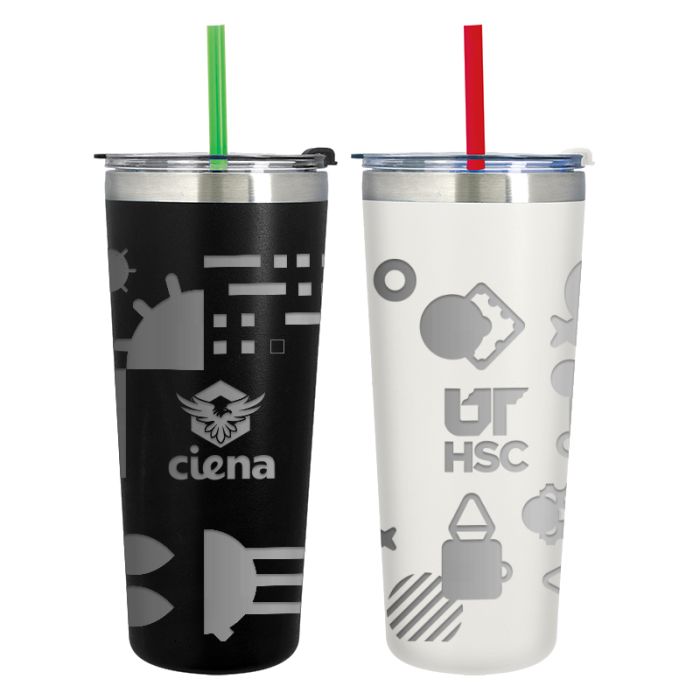 Custom 24 Oz Full Laser Colma Basics Tumblers