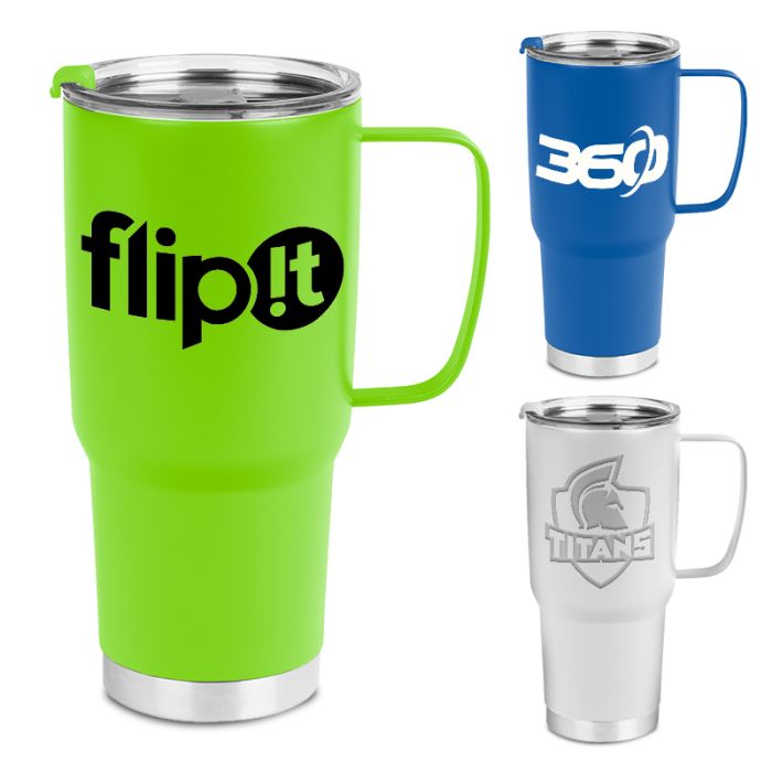 Custom 30 Oz Lisbon Stainless Steel Tumblers