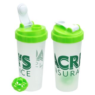 20 Oz Flip-Top Plastic Shaker Tumblers