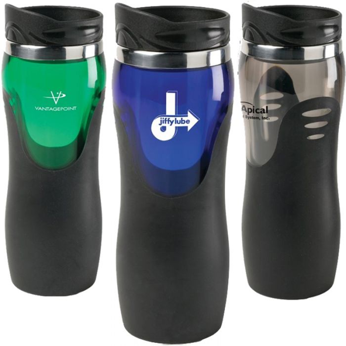 Customized 14 Oz Lucent Co-Molded Tumblers