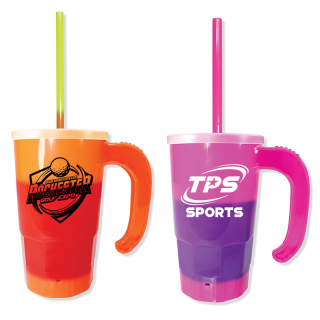 Mood 20 Oz Stackable Beer Stein/Straw/Lid Sets