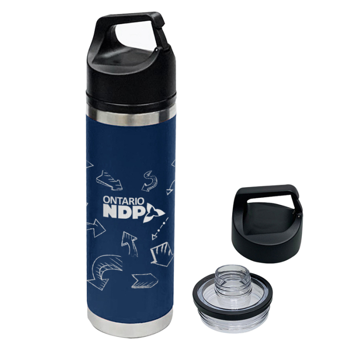 Promotional 18 Oz Full Laser Davenport Stainless Steel Bottles