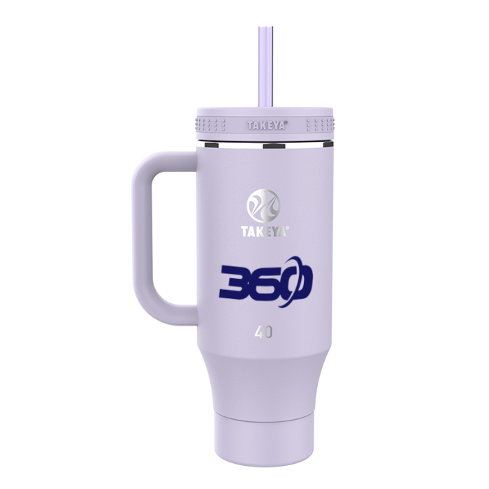 Takeya® Promotional 40 Oz Straw Tumblers with Handles