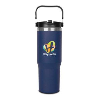 30 Oz Stainless Steel Insulated Mug with Handle and...
