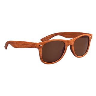 Dark Faux Wood Sunglasses
