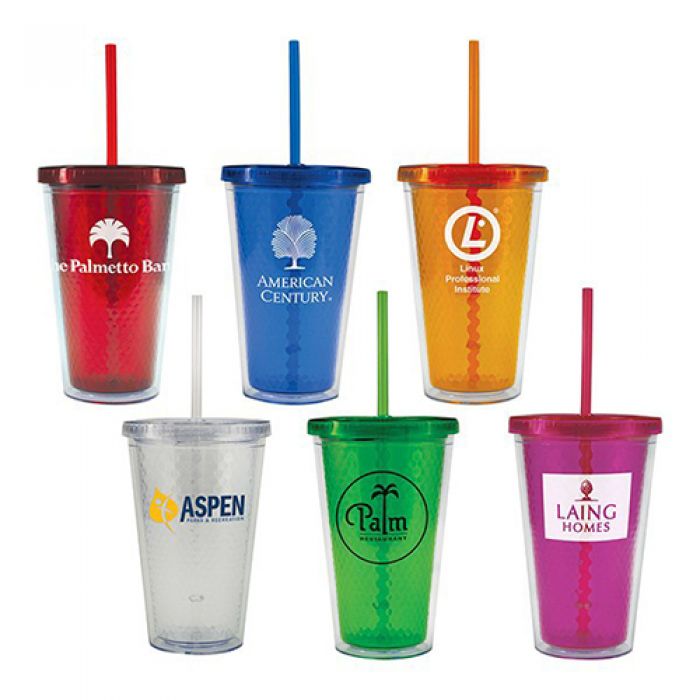 Promotional 16 Oz Freedom Facet Tumblers