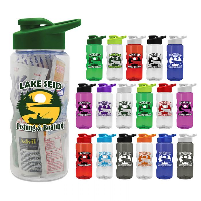 22 Oz Customized Tritan Bottles with Survival Kit