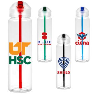 32 Oz Recyclable Sports Bottle with Flip-Up Lids
