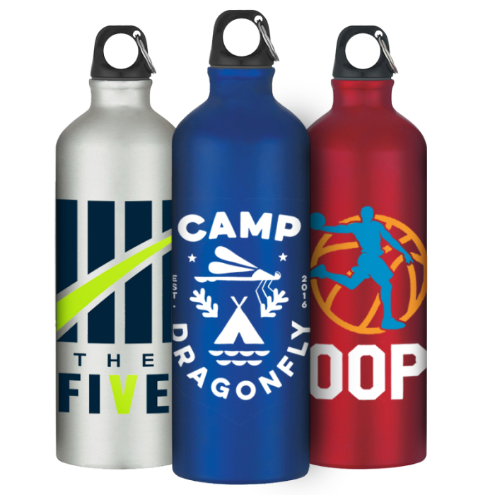 Custom 25 Oz Full Color Aluminum Tundra Bike Bottles