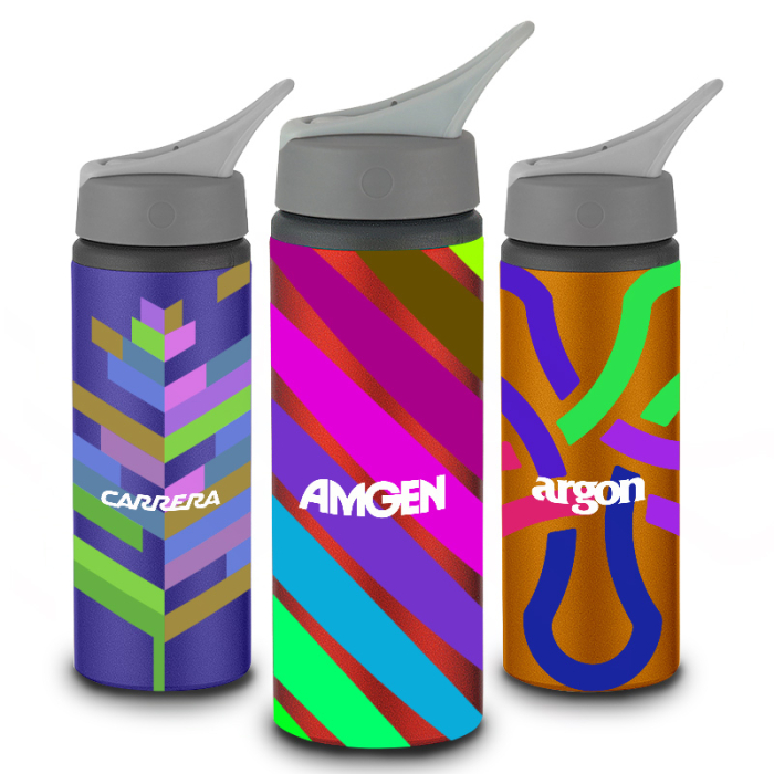 Custom 25 Oz Full Color Aluminum Bike Bottles