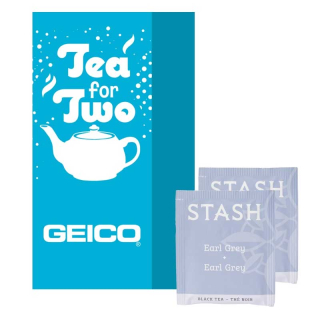Calling Cards with Stash Tea Assortments