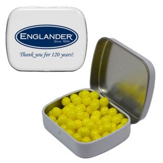 Custom Printed Small Tin with Hard Candies