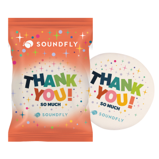 Soccer Theme 3 Iced Vanilla Circle Cookies