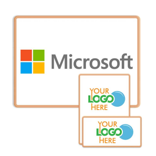 3x4 Inch Rectangle Logo Sugar Cookies