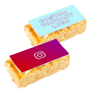 2x4 Inch Pop Art Rice Krispie Treat Bars