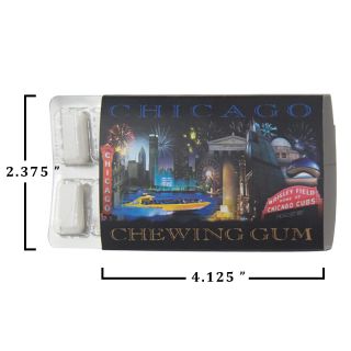Custom Printed 12 Piece Billboard Gum Pack