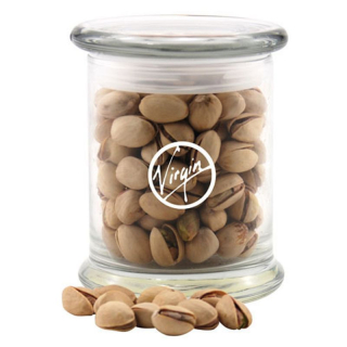 Glass Jars with Pistachios