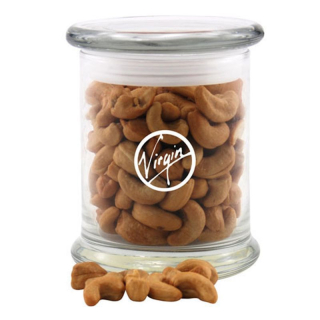 Glass Jars with Cashews