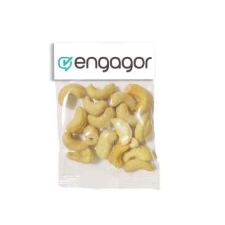 Small Header Bags with Jumbo Salted Cashews