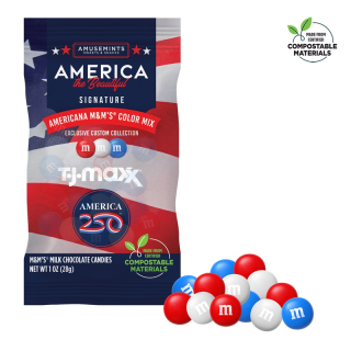 America 250 1 Oz ECO-Digibag M M'S Candies