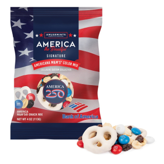America 250 4 Oz Digibag M M Snack Mixes