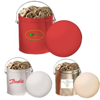 1 Gallon Bounty Tin with Chocolate Chip Cookies