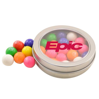 Round Tins with Gumballs