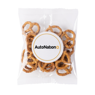 1 Oz Goody Bags with Salted Mini Pretzels
