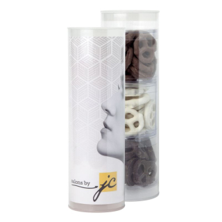 3 Piece Gift Tubes with Gourmet Pretzels
