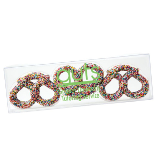 3 Ring Pretzel Acetates with Nonpareil Pretzels