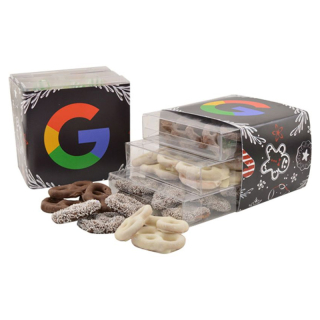 3 Way Pretzel Stack Acetate Towers