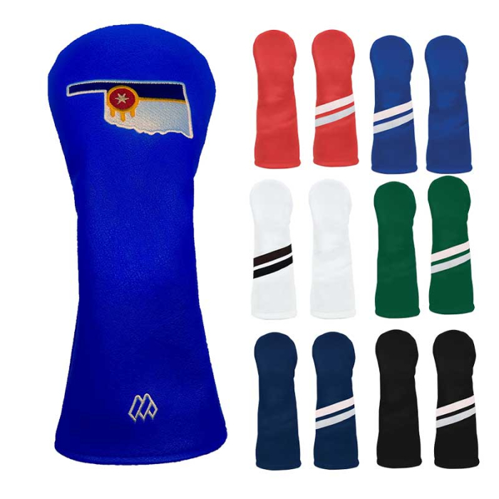 Personalized Vintage Embroidered Fairway Head Covers