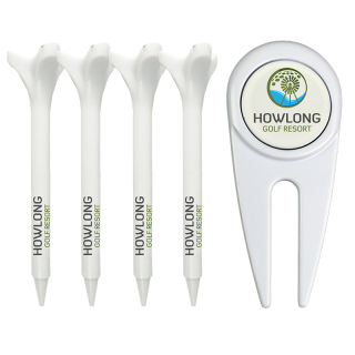 Divot Tools with 2-3/4 Inch Plastic Tees