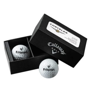 Callaway Business Card Boxes with Warbird Golf Balls