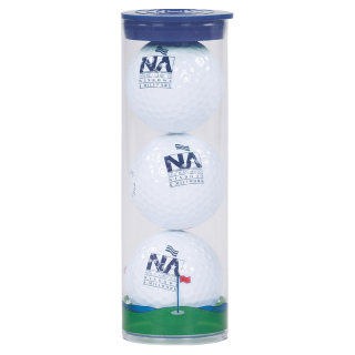 3 Ball Clear Tubes with Callaway Golf Balls