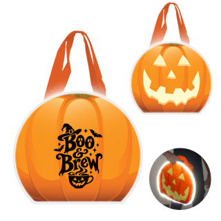 Reflective Halloween Pumpkin Tote Bags