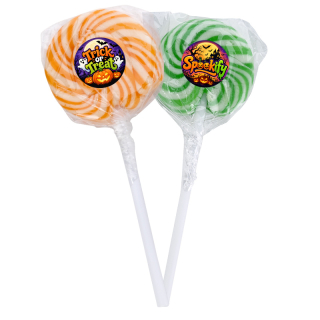 Swirl Lollipop with Round Label