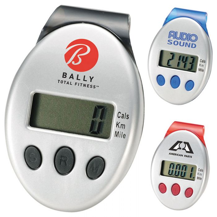 Personalized Clip-On Pedometers