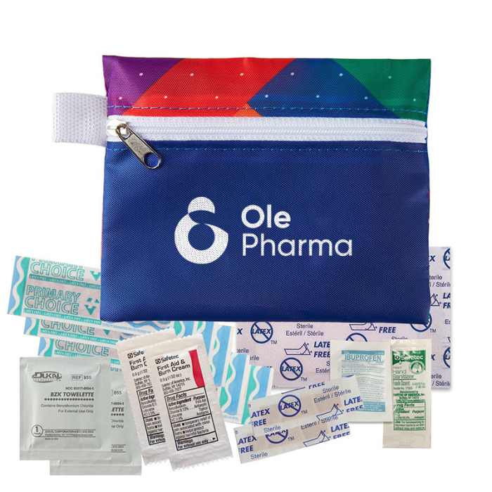 Custom Imprinted We Care First Aid Kits