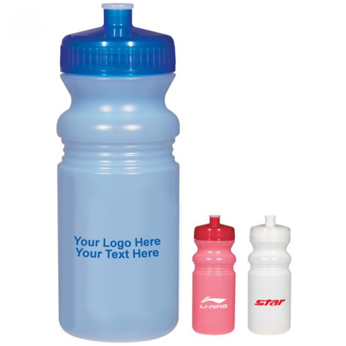 Custom Printed 20 Oz. Frosted Fitness Bottles