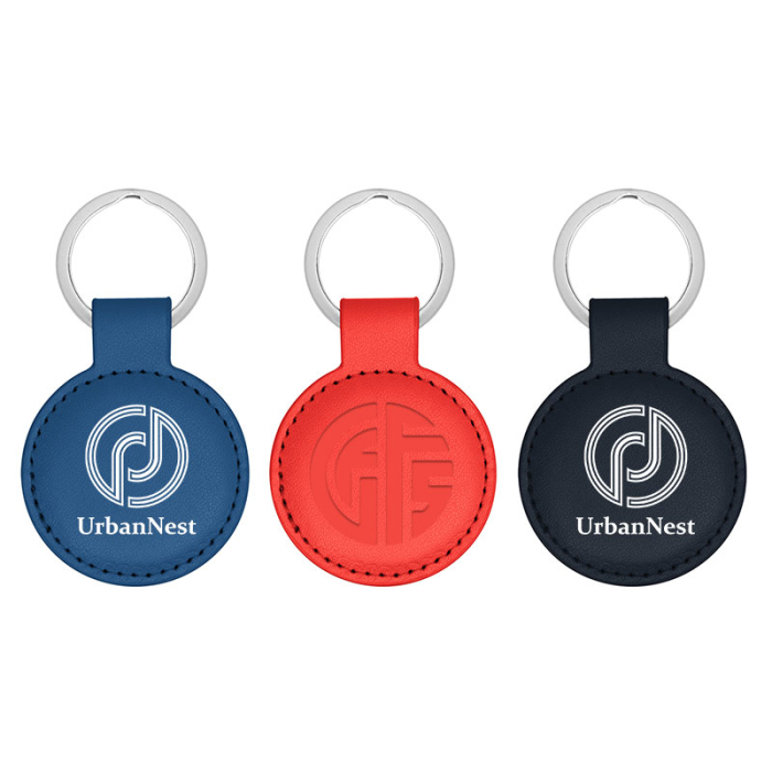 Custom Parker Leatherette Key Tags