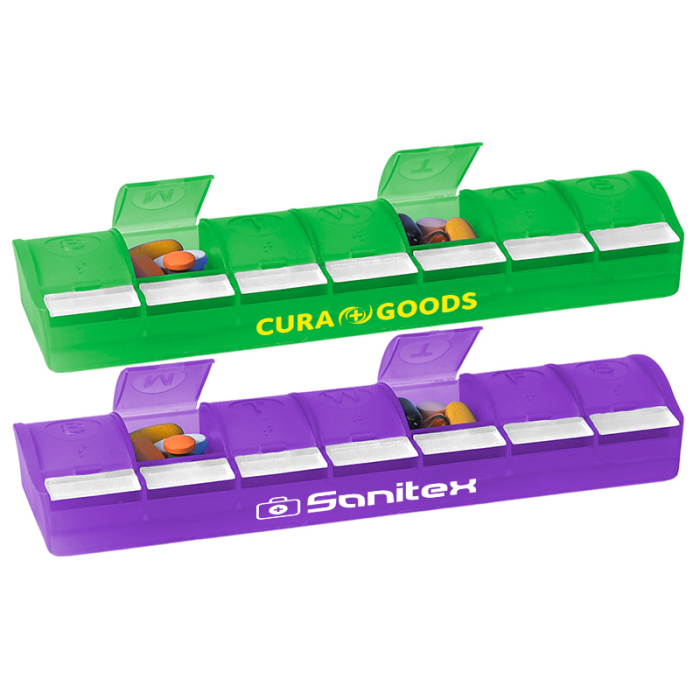 Customized Snap-Open 7-Day Med Minders