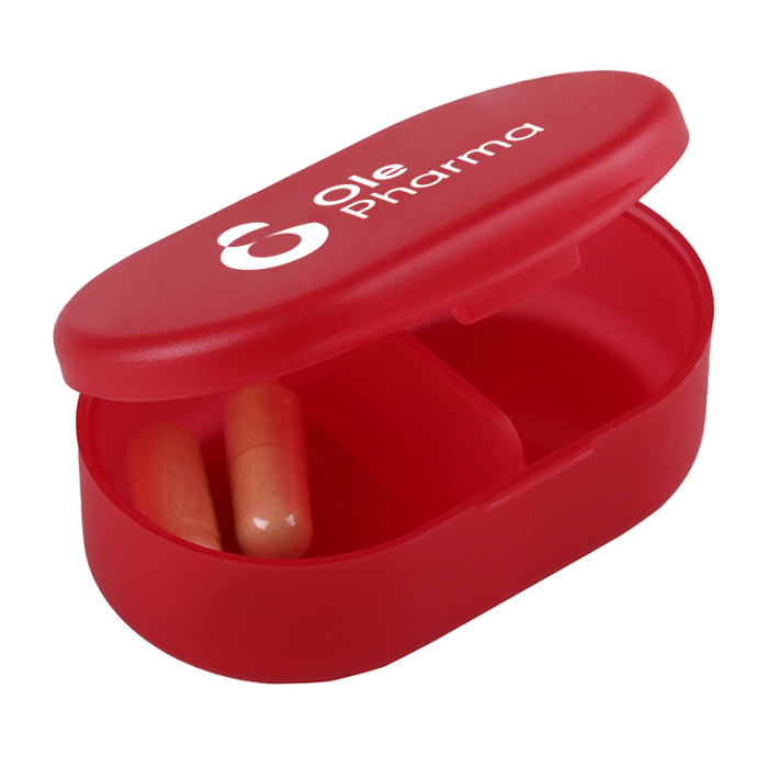 Personalized Dual Compartment Pill Boxes