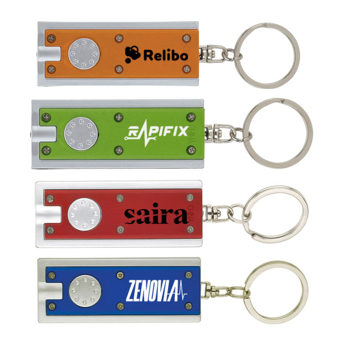 Promotional Ester Flashlight Keyrings