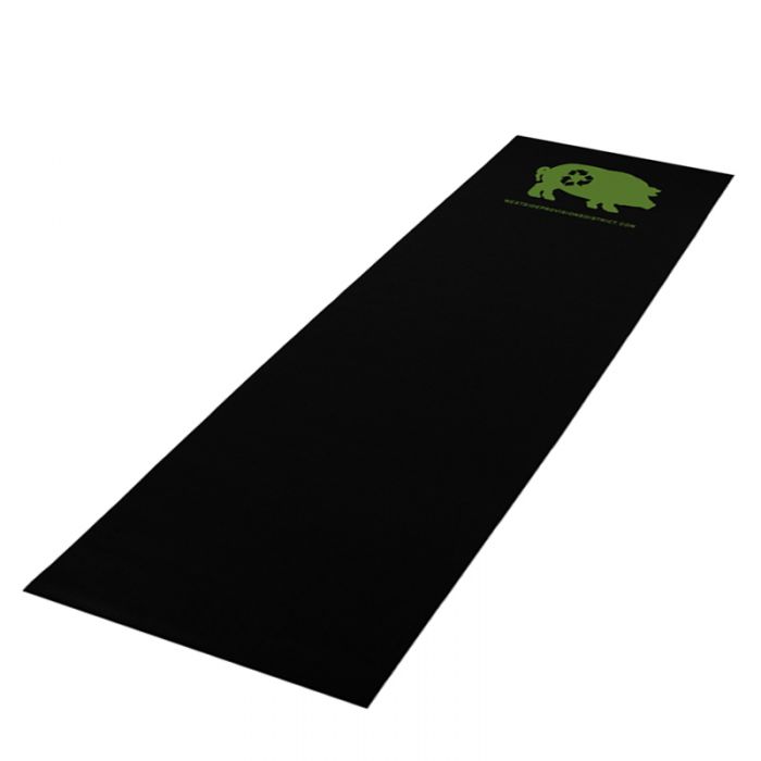 Promotional Full Length Black Yoga Mat and Upscaled Case