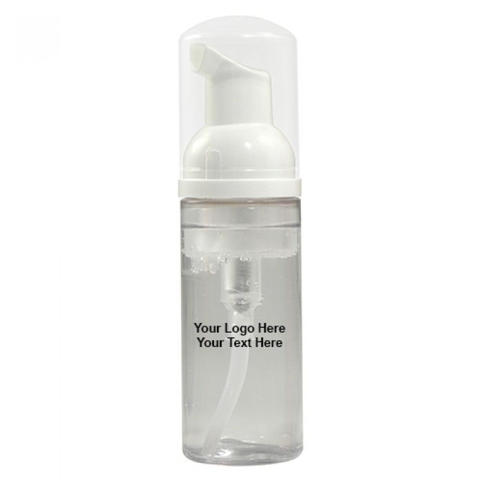 1.69 Oz Logo Imprinted Non-Alcohol Foam Sanitizers