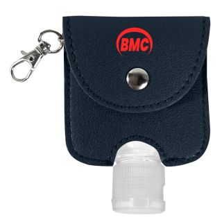 1 Oz Hand Sanitizer with Leatherette Pouch